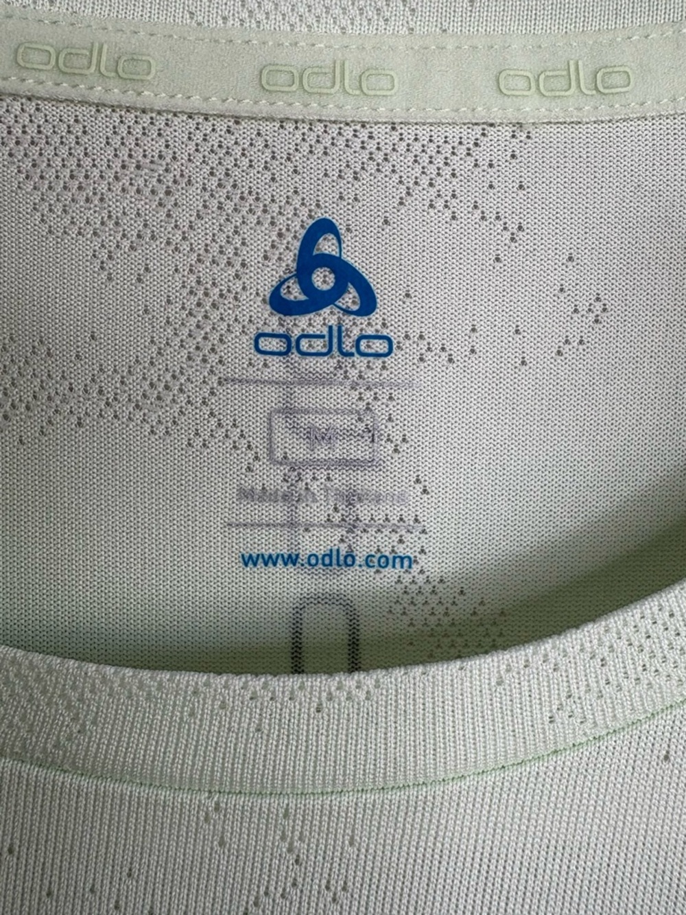 Odlo Men’s Mint Short Sleeve Tech Tee - Picture 5 of 8